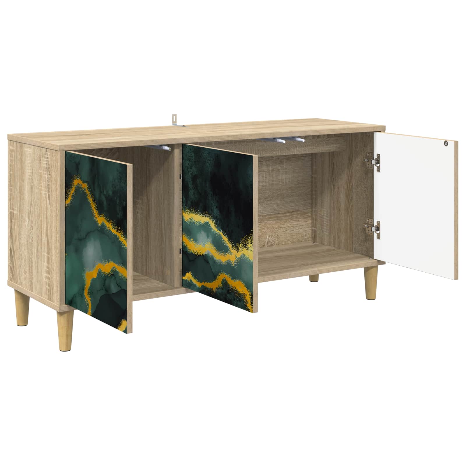 TV ormar WIJHE 102 x 33 x 50 cm Sonoma Konstruirano drvo