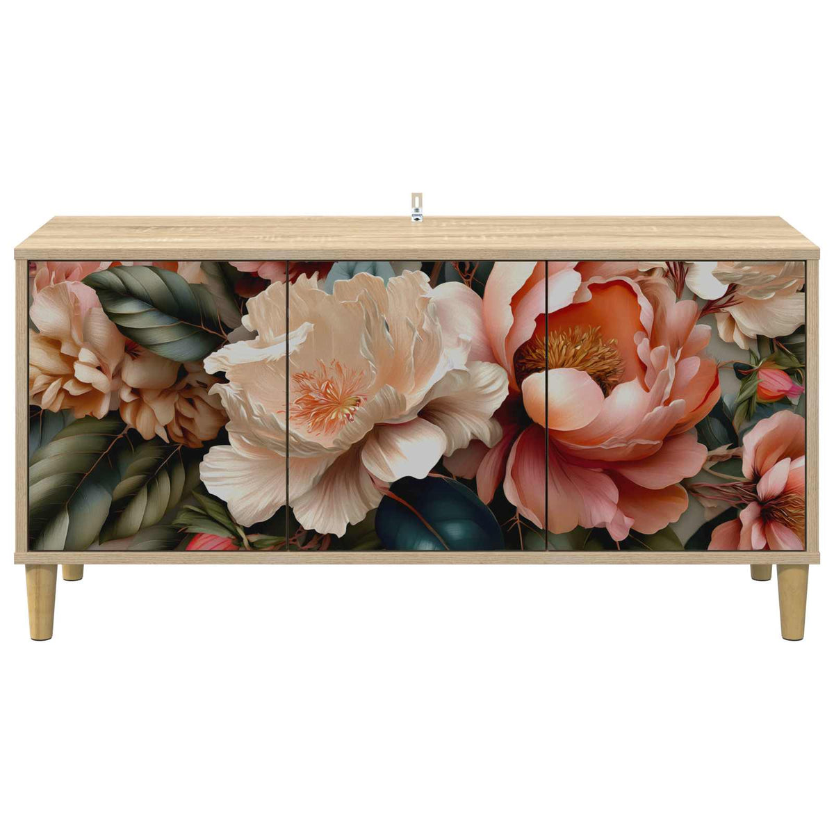 TV ormar BORNE 102 x 33 x 50 cm Sonoma Konstruirano drvo