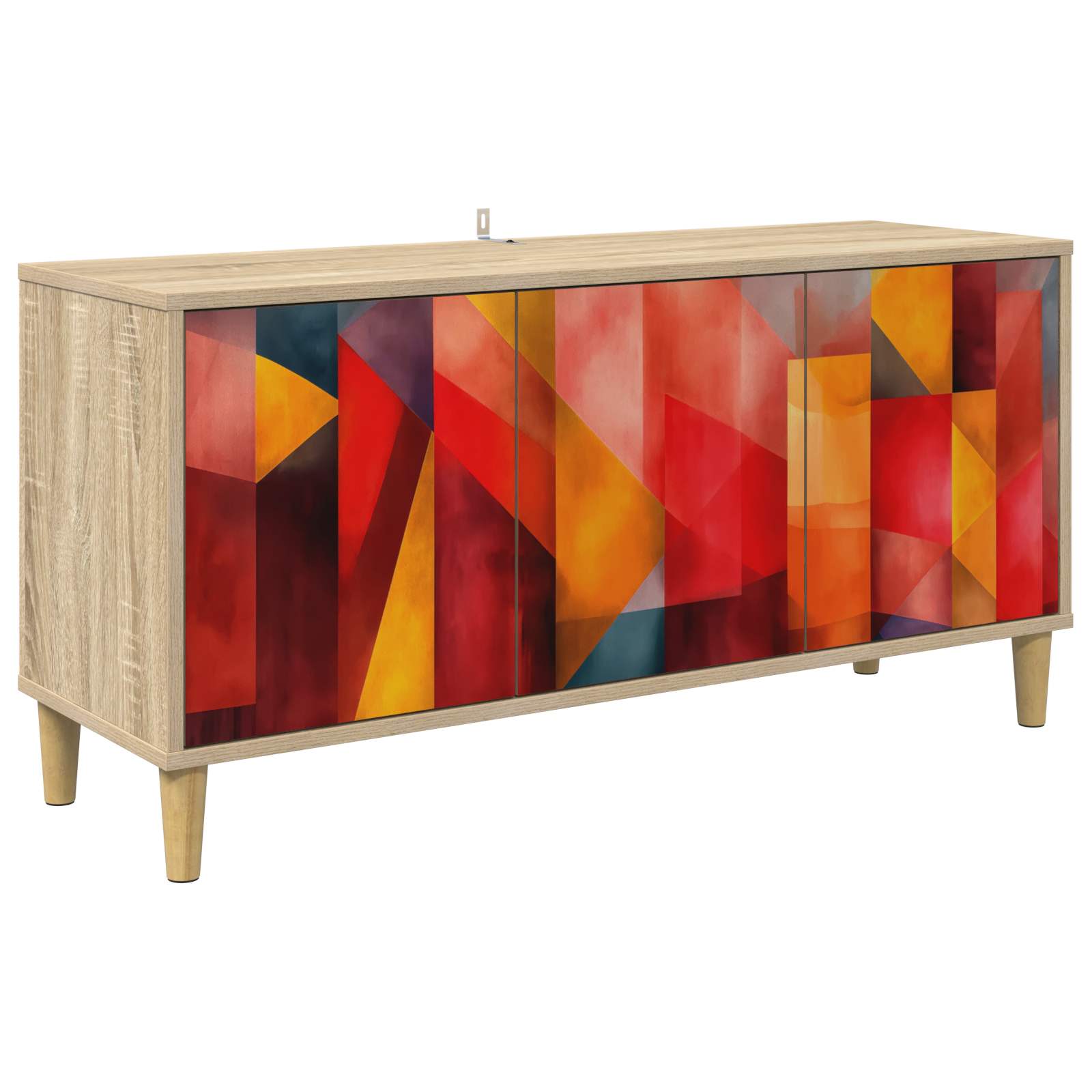 TV ormar HEESCH 102 x 33 x 50 cm Sonoma Konstruirano drvo