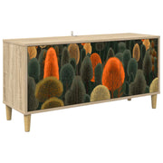 TV ormar ZAANDAM 102 x 33 x 50 cm Sonoma Konstruirano drvo