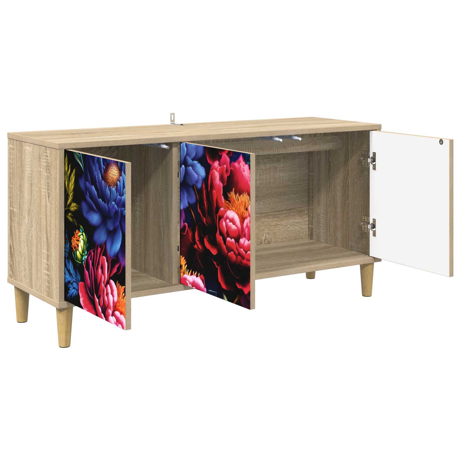 TV ormar KIEL 102 x 33 x 50 cm Sonoma Konstruirano drvo