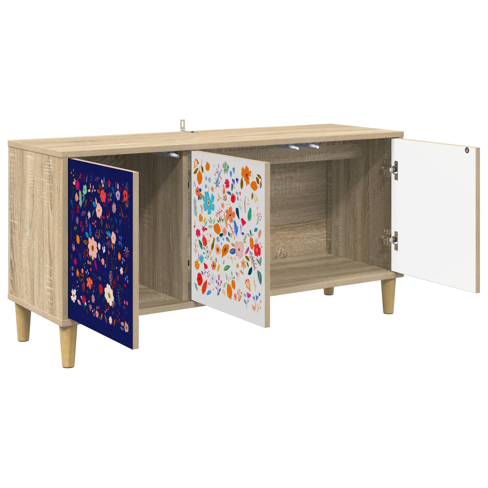 TV ormar MAINZ 102 x 33 x 50 cm Sonoma Konstruirano drvo