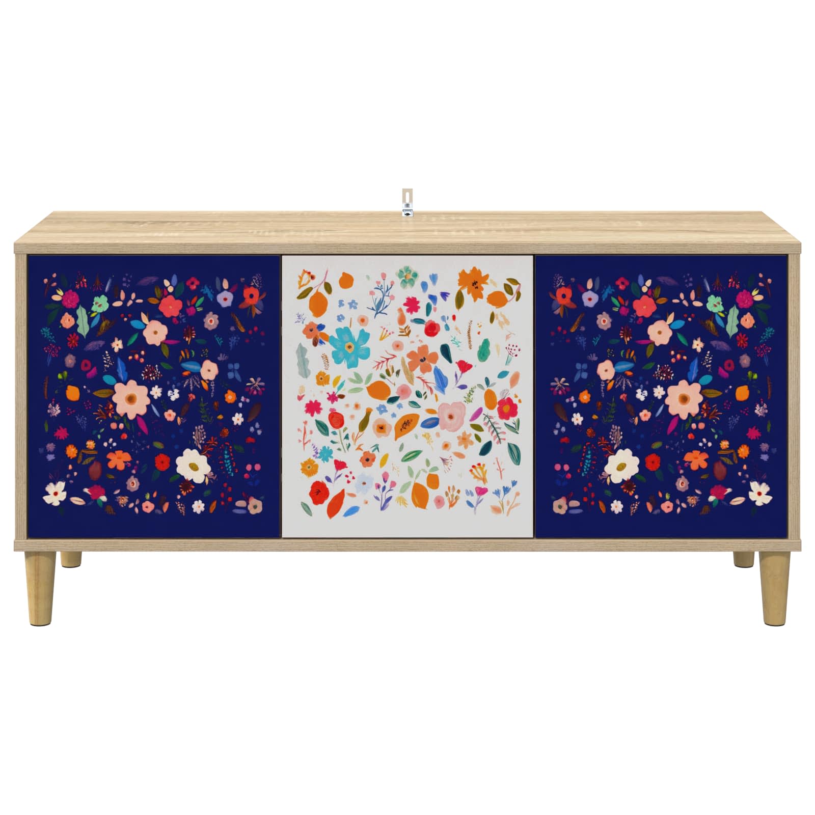 TV ormar MAINZ 102 x 33 x 50 cm Sonoma Konstruirano drvo