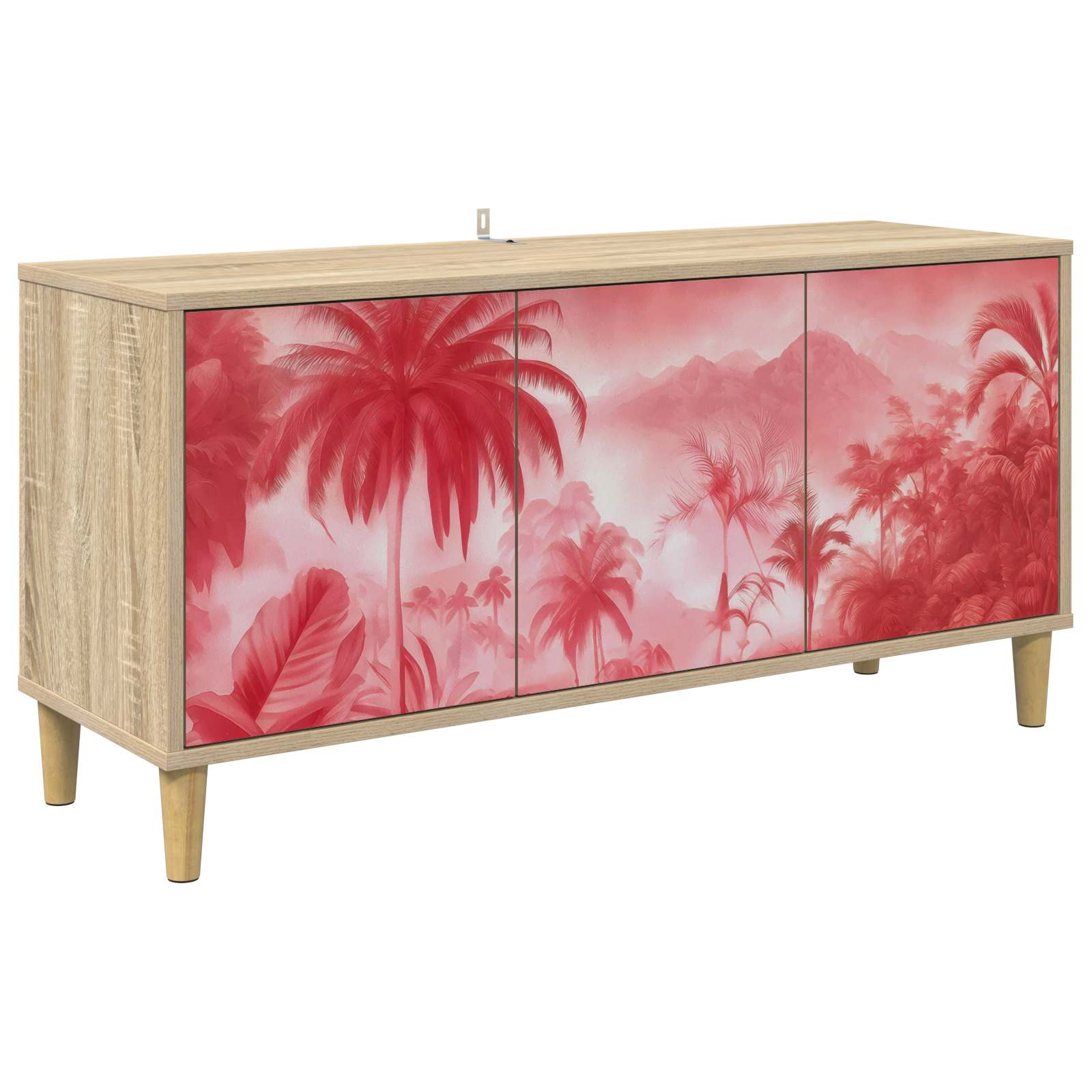 TV ormar AACHEN 102 x 33 x 50 cm Sonoma Konstruirano drvo