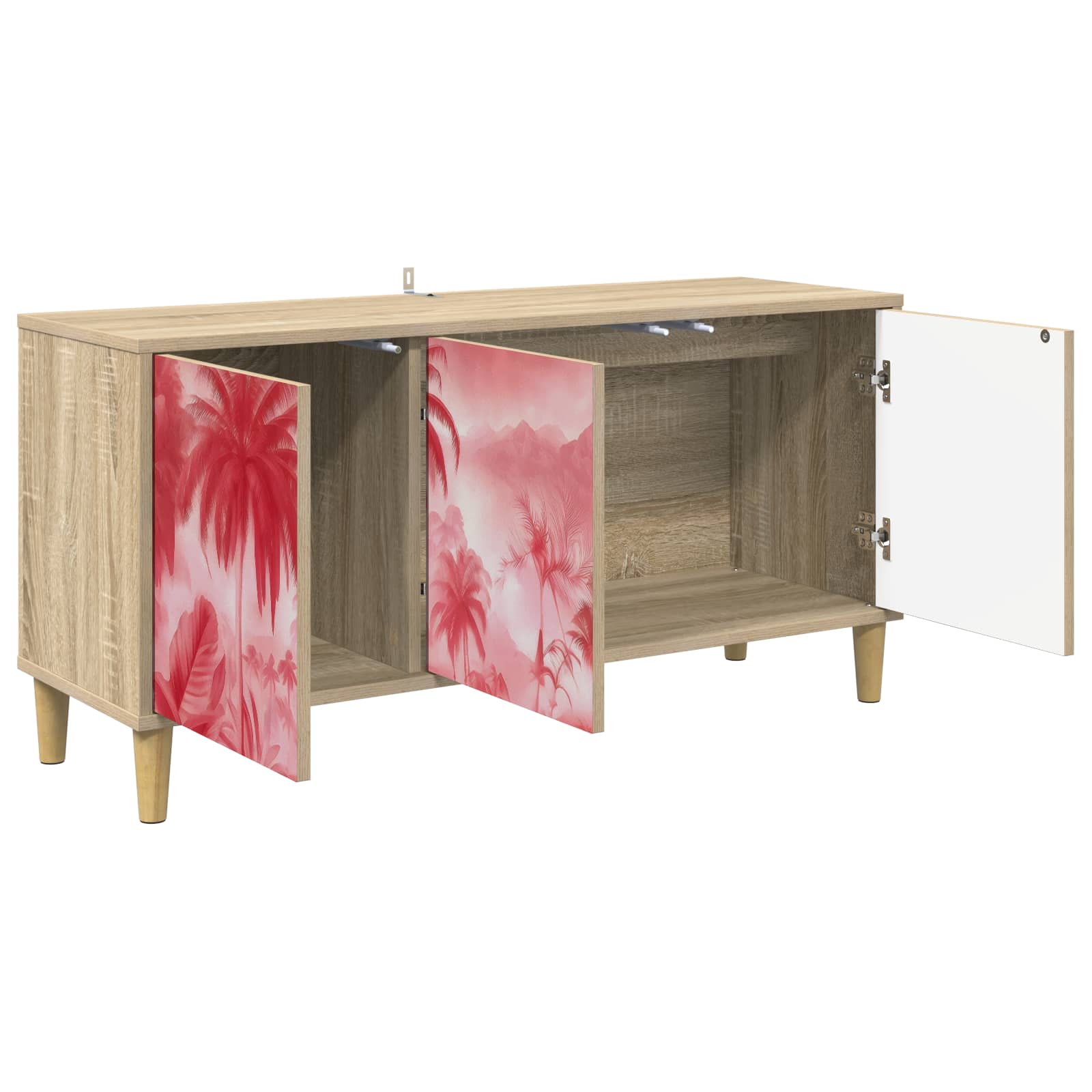 TV ormar AACHEN 102 x 33 x 50 cm Sonoma Konstruirano drvo