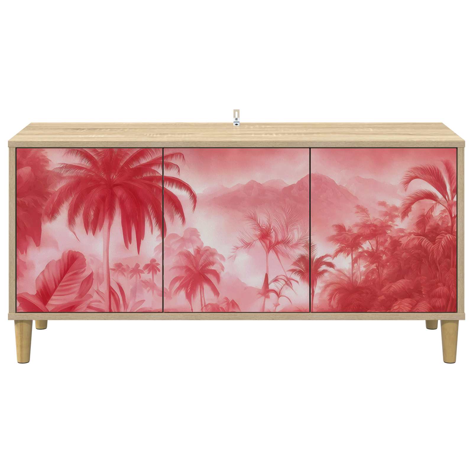 TV ormar AACHEN 102 x 33 x 50 cm Sonoma Konstruirano drvo
