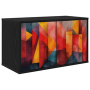 TV ormar za montažu na zid HEESCH 69 x 33 x 40 cm Crni hrast