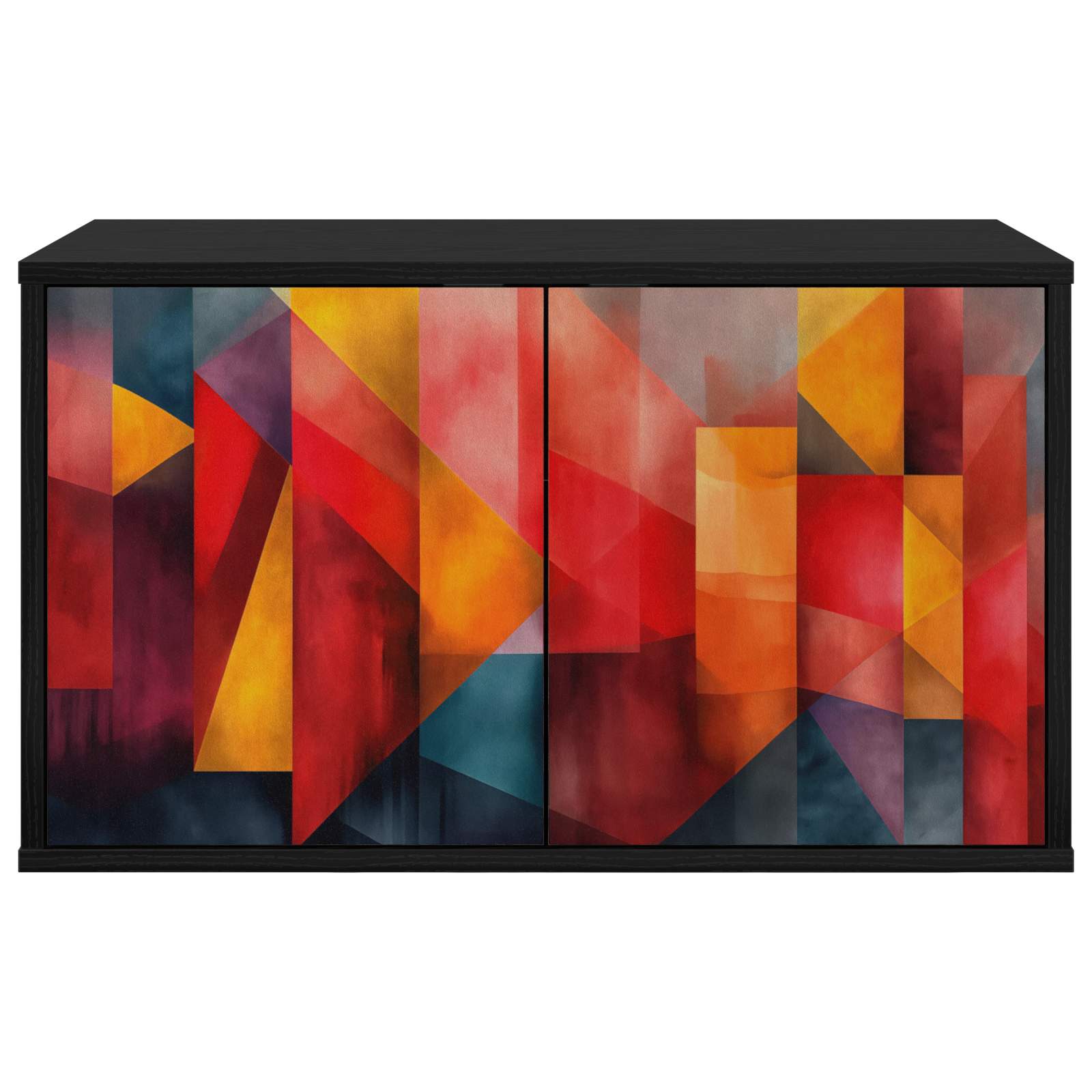 TV ormar za montažu na zid HEESCH 69 x 33 x 40 cm Crni hrast