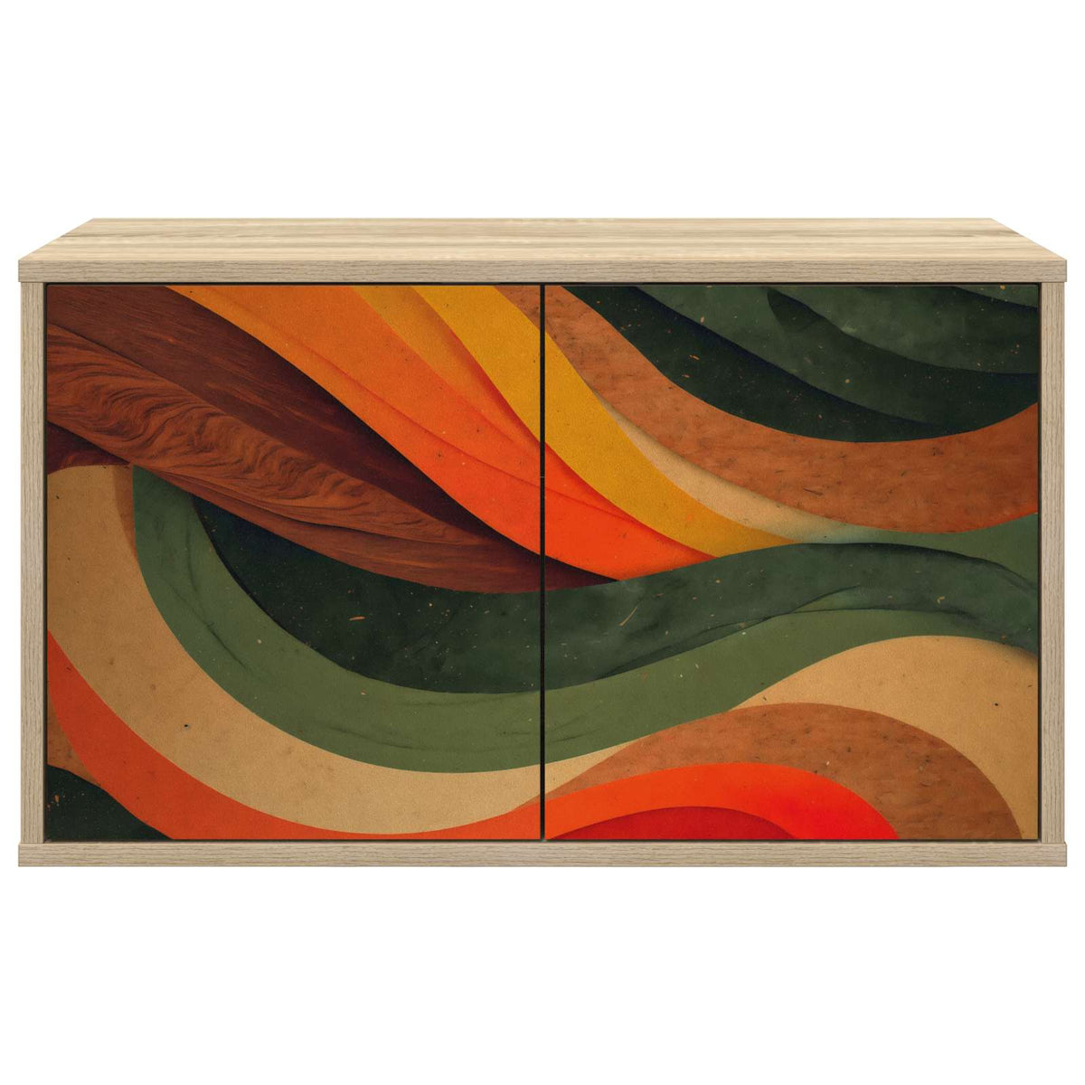 TV ormar za montažu na zid BONN 69 x 33 x 40 cm Hrast sonoma