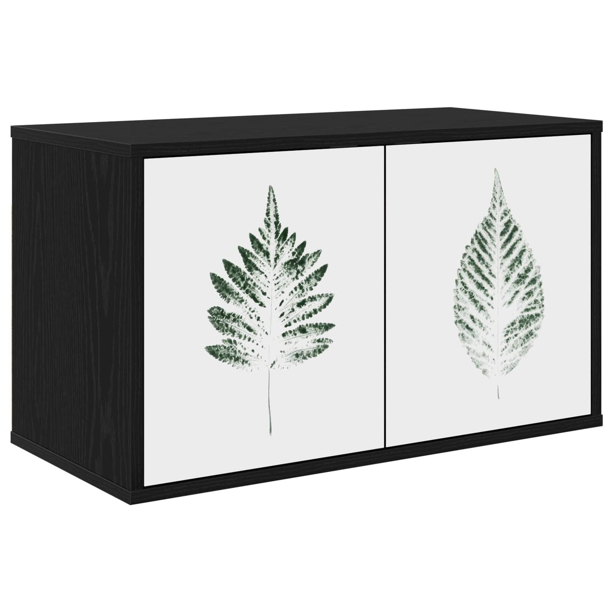 TV ormar za montažu na zid HANAU 69 x 33 x 40 cm Crni hrast