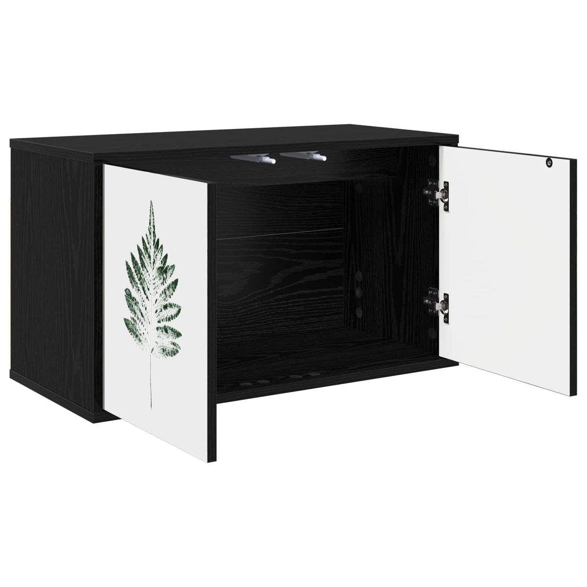 TV ormar za montažu na zid HANAU 69 x 33 x 40 cm Crni hrast