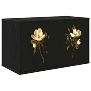 TV ormar za montažu na zid BREMEN 69 x 33 x 40 cm Crni hrast