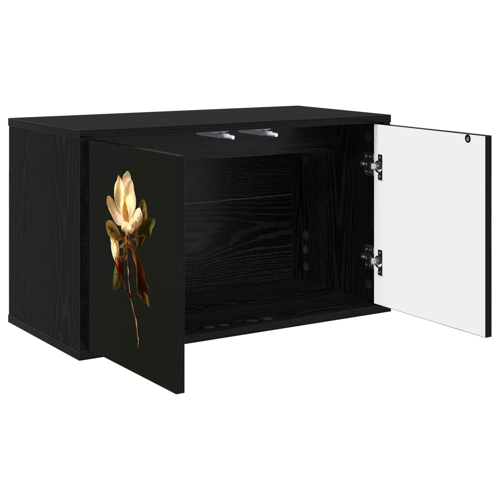 TV ormar za montažu na zid BREMEN 69 x 33 x 40 cm Crni hrast