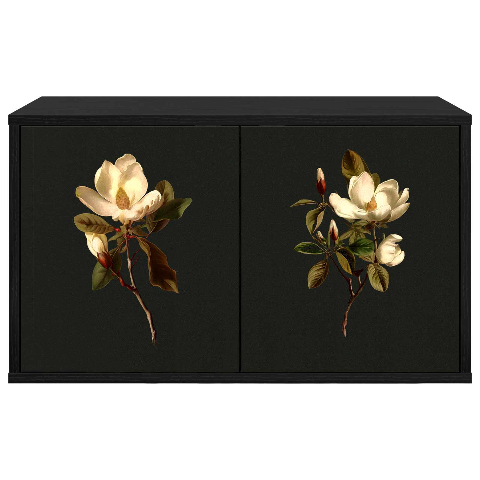 TV ormar za montažu na zid BREMEN 69 x 33 x 40 cm Crni hrast