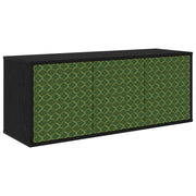 TV ormar za montažu na zid GELEEN 102 x 33 x 40 cm Crni hrast