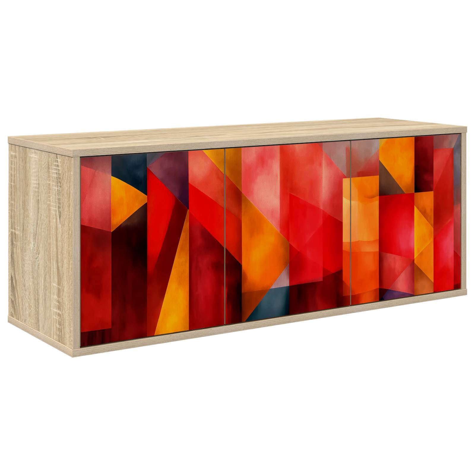 TV ormar za montažu na zid HEESCH 102 x 33 x 40 cm Hrast sonoma