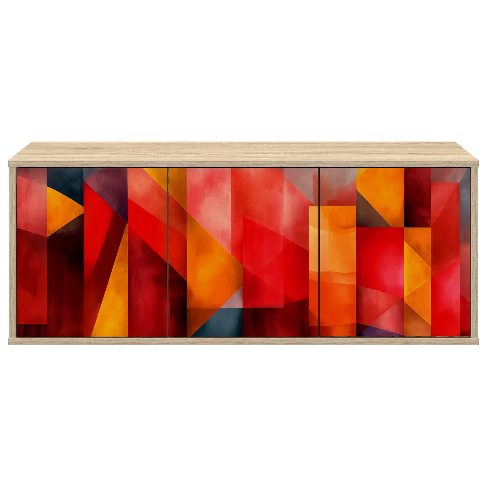 TV ormar za montažu na zid HEESCH 102 x 33 x 40 cm Hrast sonoma