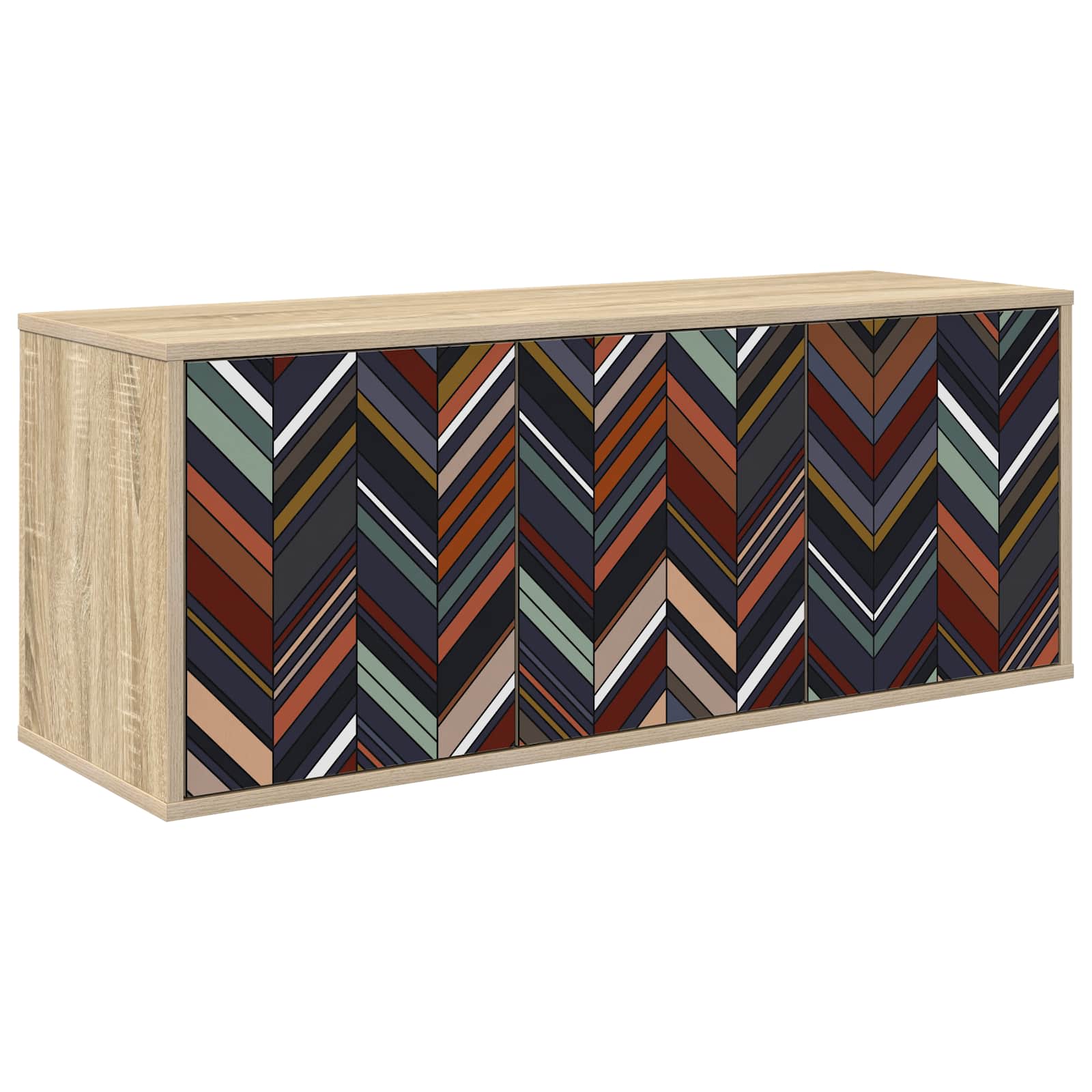 TV ormar za montažu na zid OMMEN 102 x 33 x 40 cm Hrast sonoma