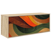 TV ormar za montažu na zid BONN 102 x 33 x 40 cm Hrast sonoma