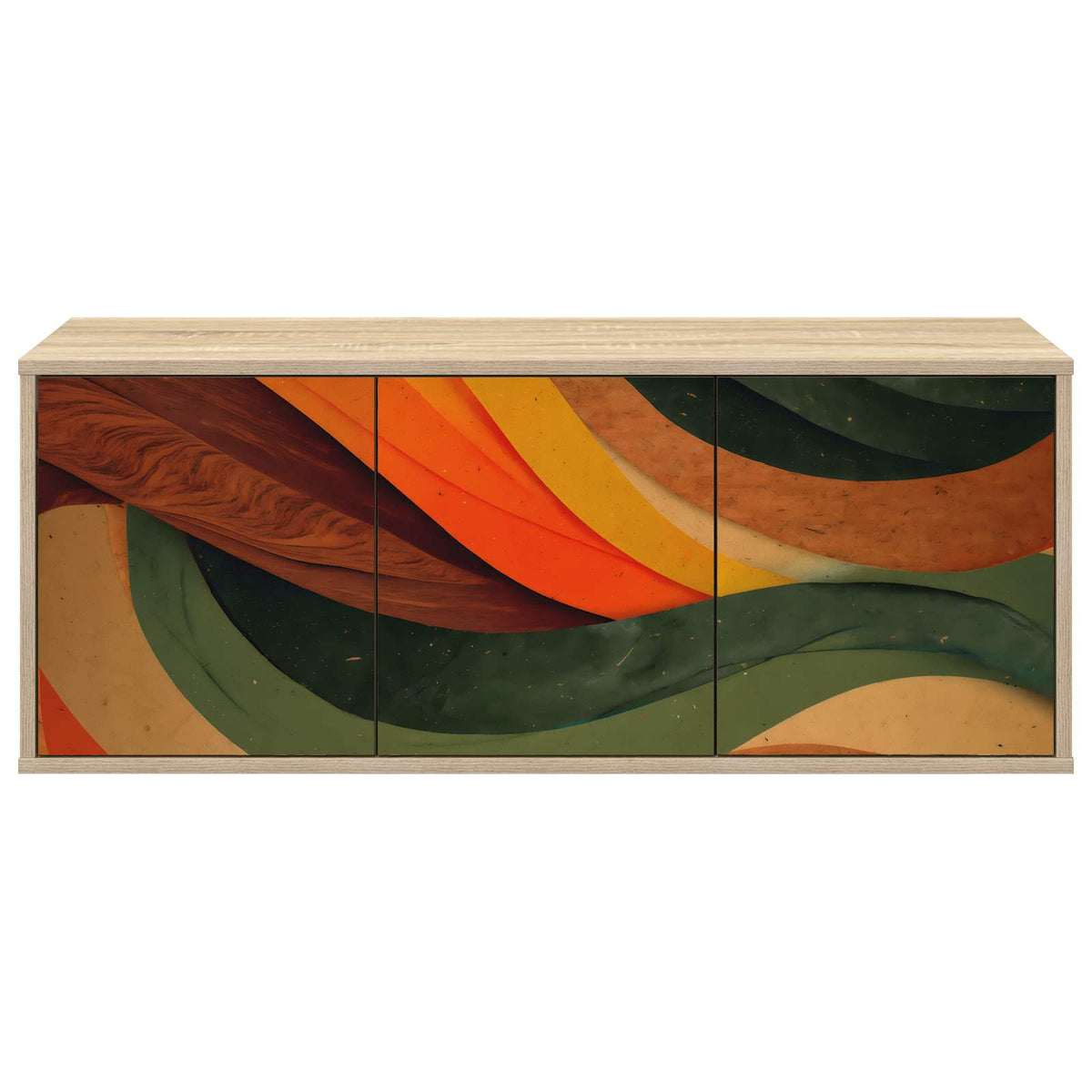 TV ormar za montažu na zid BONN 102 x 33 x 40 cm Hrast sonoma