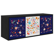 TV ormar za montažu na zid MAINZ 102 x 33 x 40 cm Crni hrast