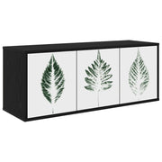TV ormar za montažu na zid HANAU 102 x 33 x 40 cm Crni hrast