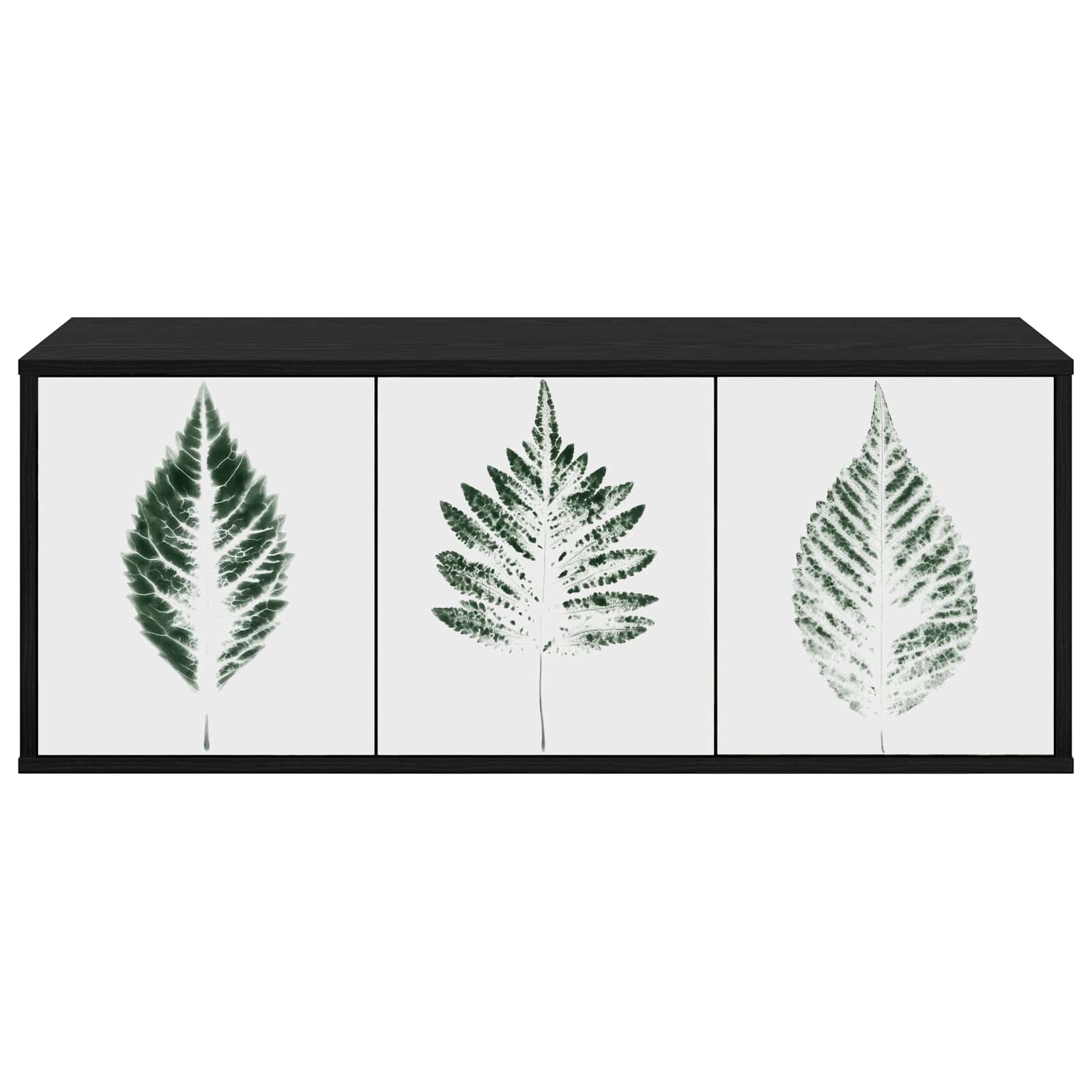 TV ormar za montažu na zid HANAU 102 x 33 x 40 cm Crni hrast