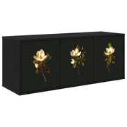 TV ormar za montažu na zid BREMEN 102 x 33 x 40 cm Crni hrast