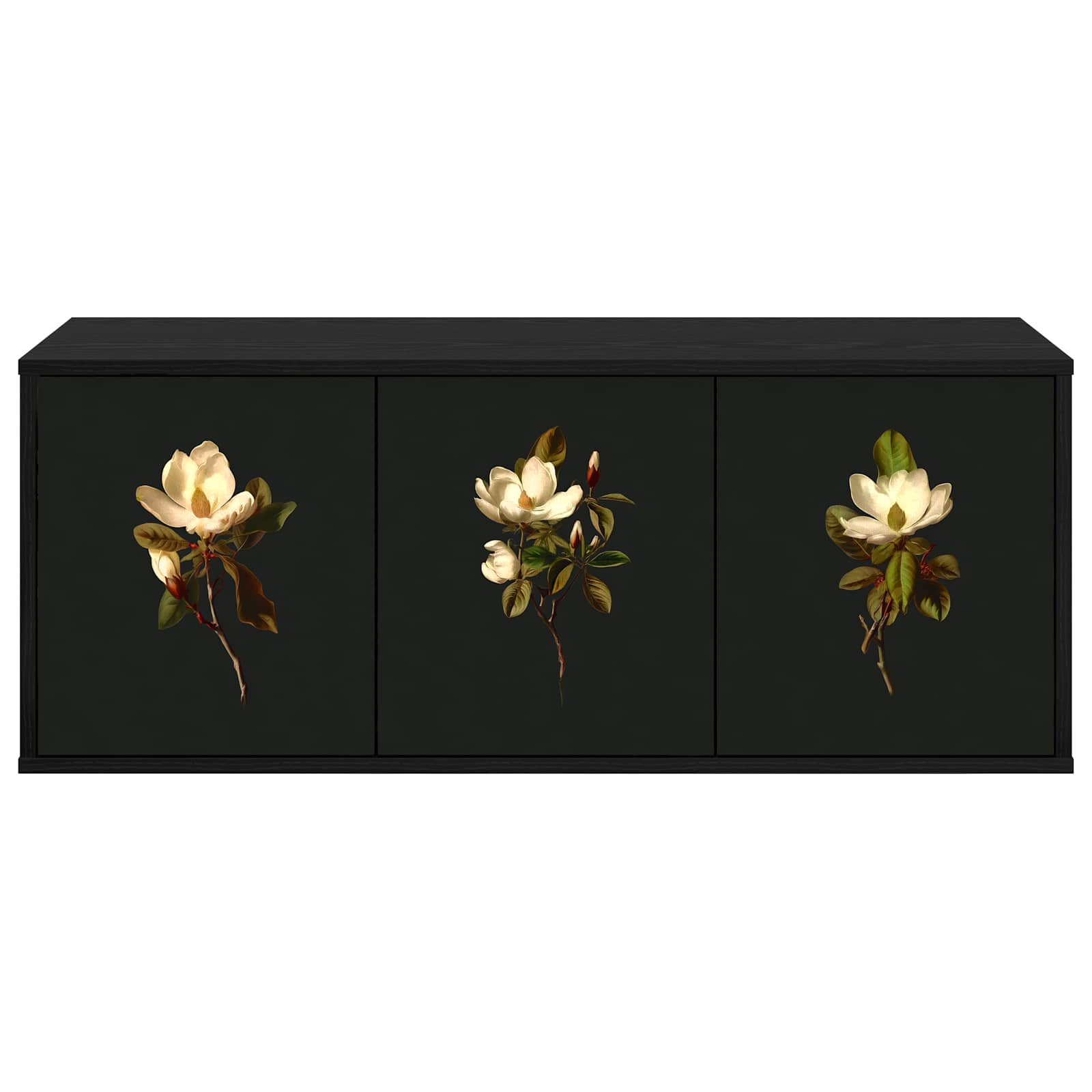 TV ormar za montažu na zid BREMEN 102 x 33 x 40 cm Crni hrast