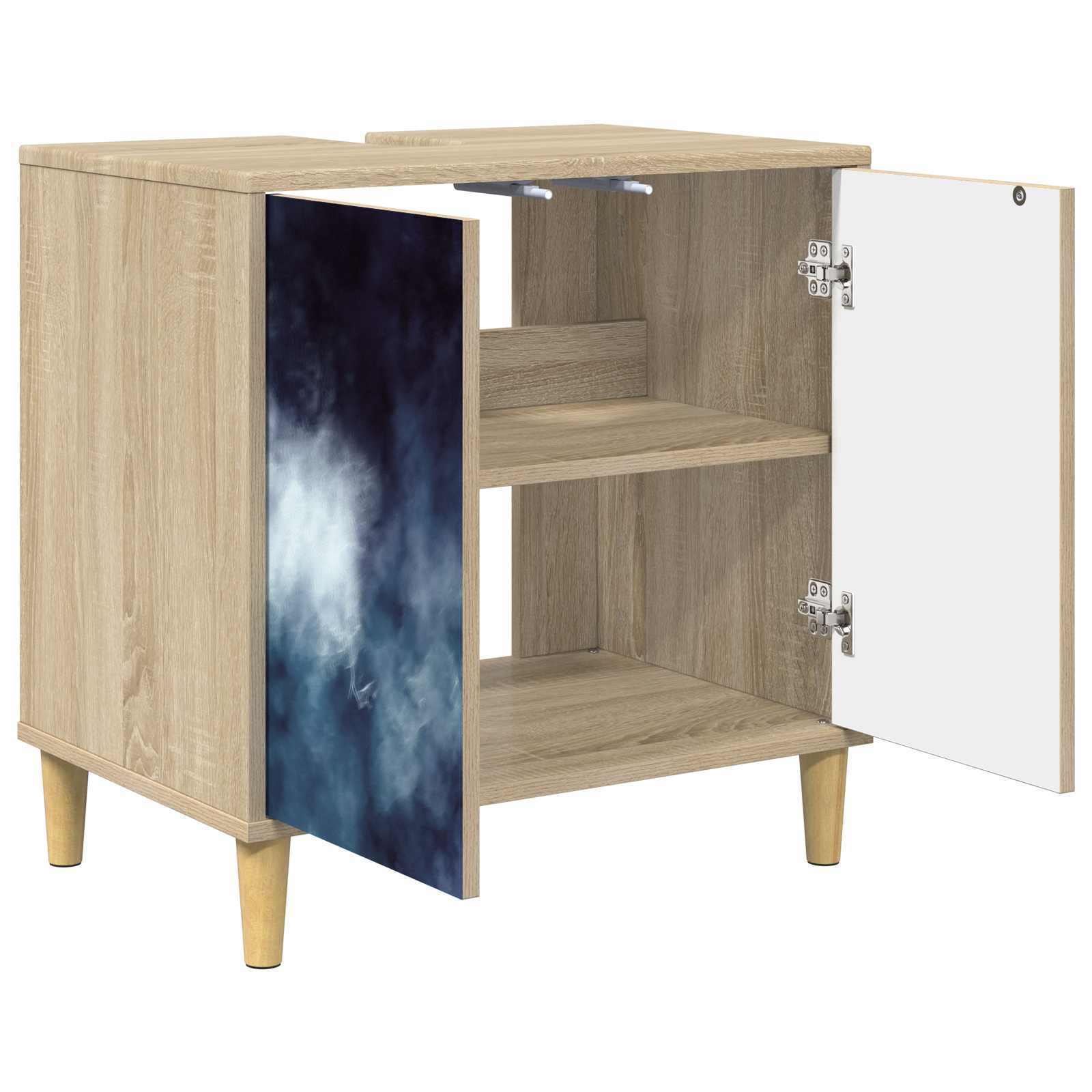 Kupaonski ormar RAALTE Sonoma 60 x 40 x 60 cm Konstruirano drvo