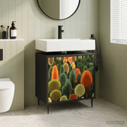 Kupaonski ormar ZAANDAM Crni hrast 60 x 40 x 61 cm