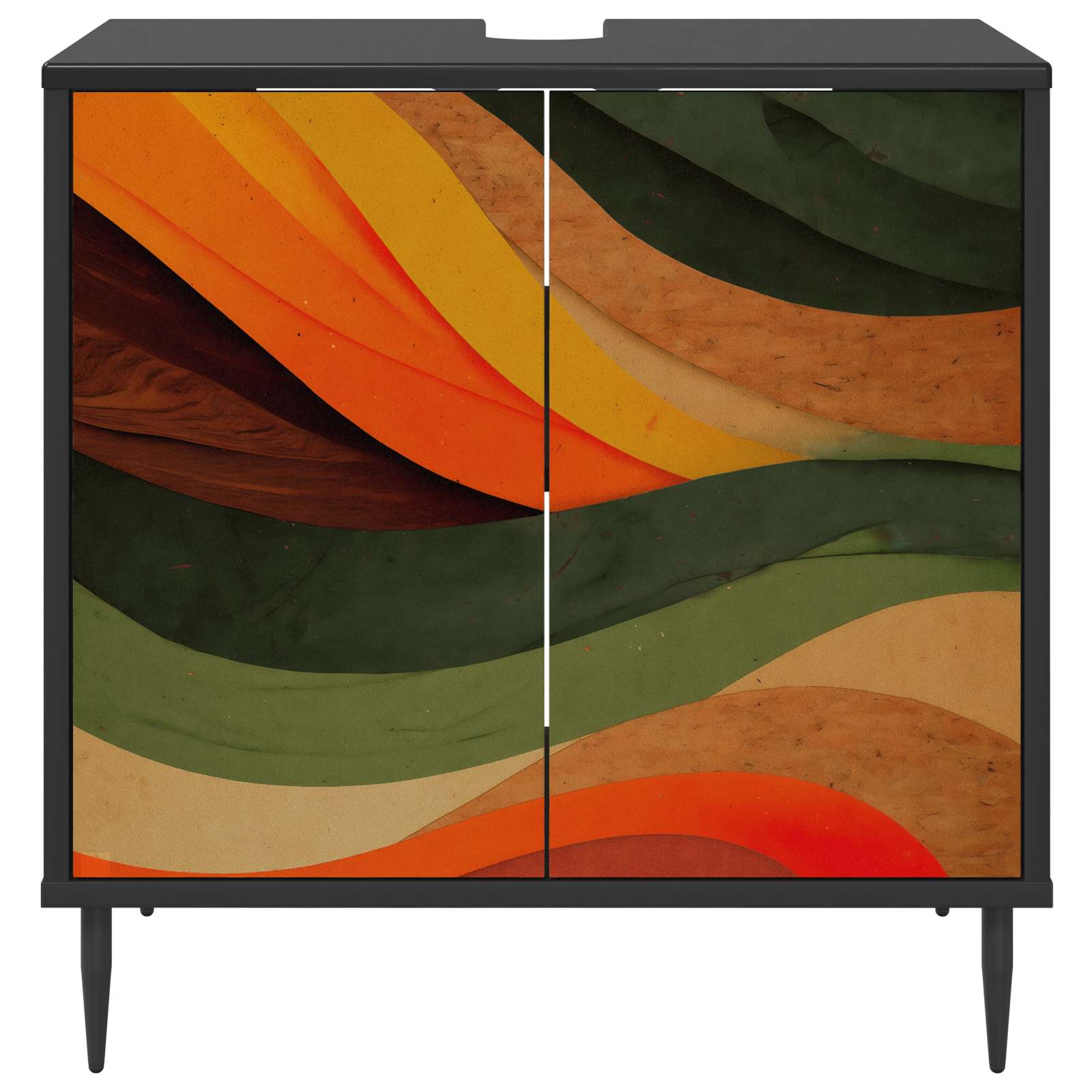 Kupaonski ormar BONN Crni hrast 60 x 40 x 61 cm