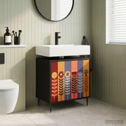 Kupaonski ormar ESSEN Crni hrast 60 x 40 x 61 cm