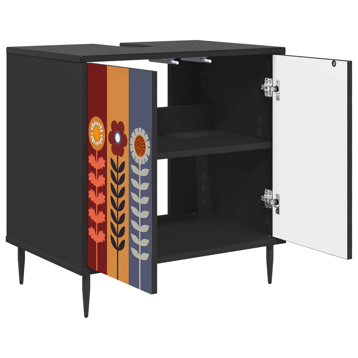 Kupaonski ormar ESSEN Crni hrast 60 x 40 x 61 cm