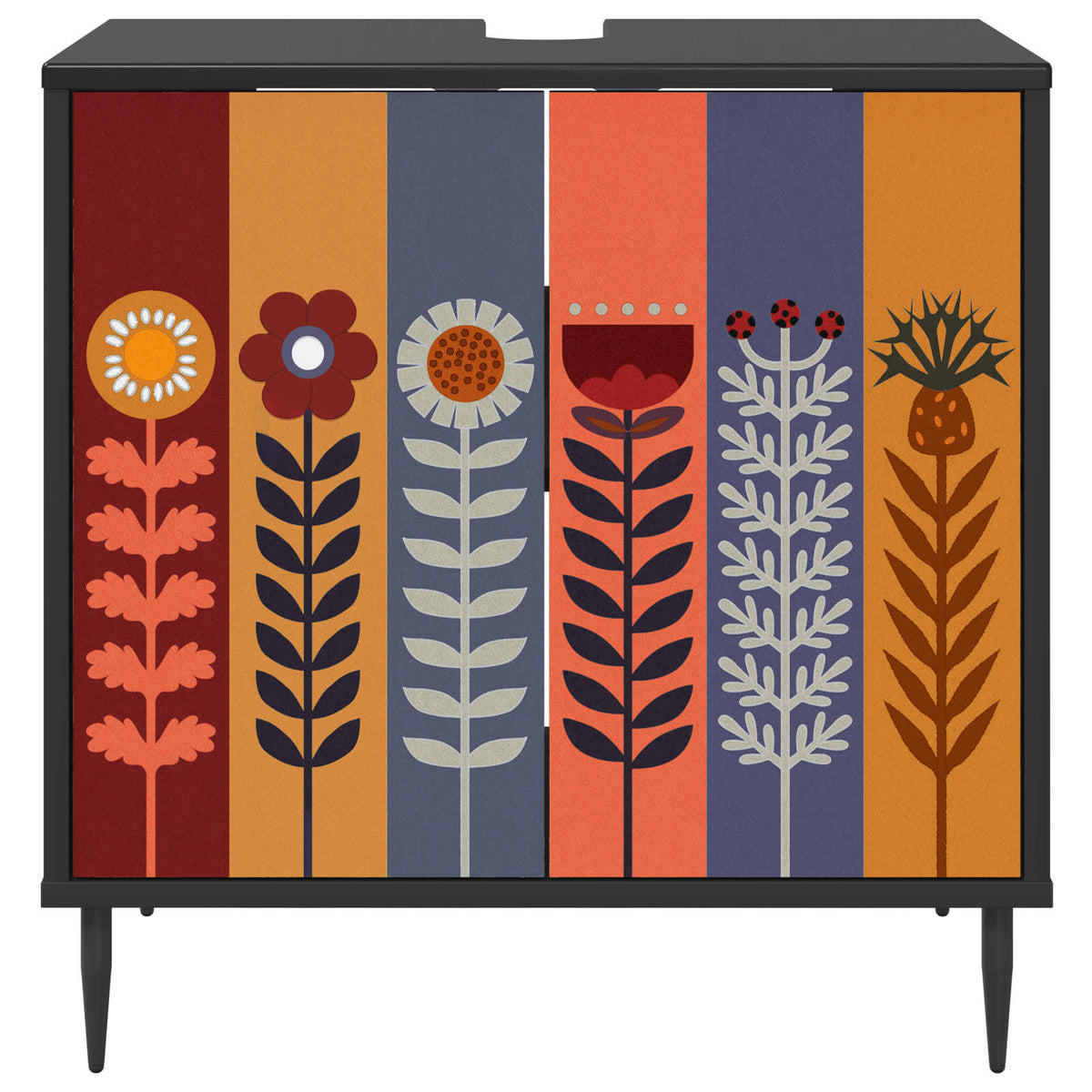Kupaonski ormar ESSEN Crni hrast 60 x 40 x 61 cm