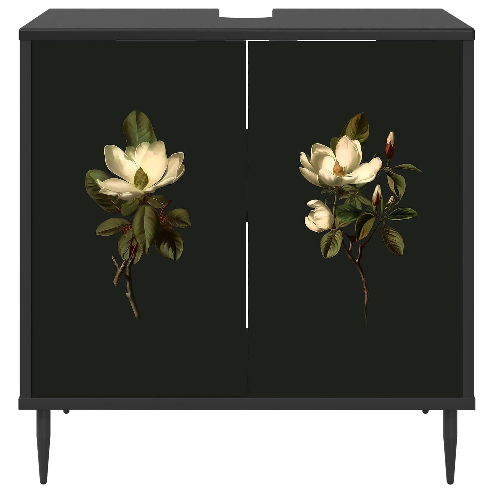 Kupaonski ormar BREMEN Crni hrast 60 x 40 x 61 cm