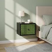 Wall-mounted noćni ormarić GELEEN Crni hrast 36 x 33 x 25 cm