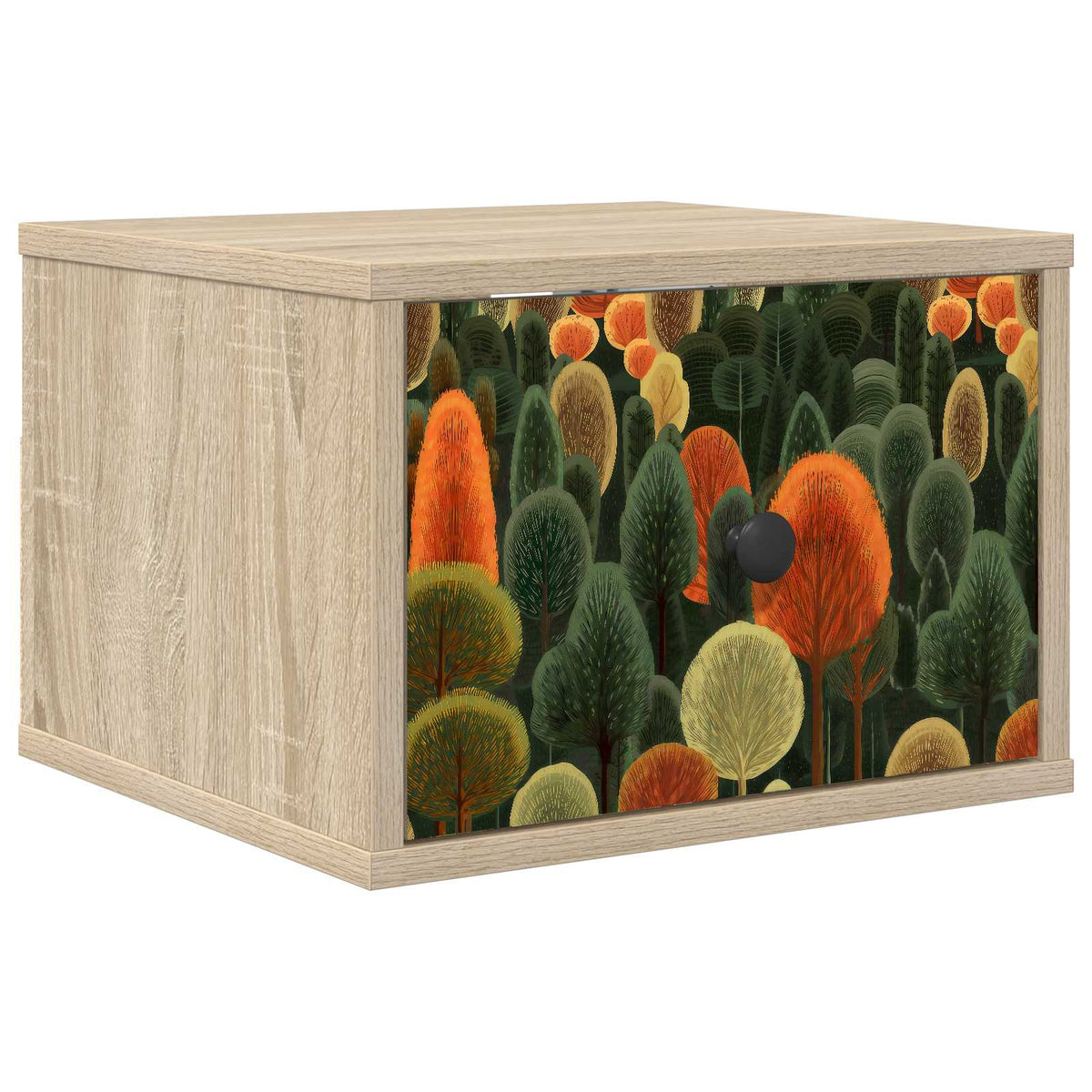 Wall-mounted noćni ormarić ZAANDAM Hrast sonoma 36 x 33 x 25 cm