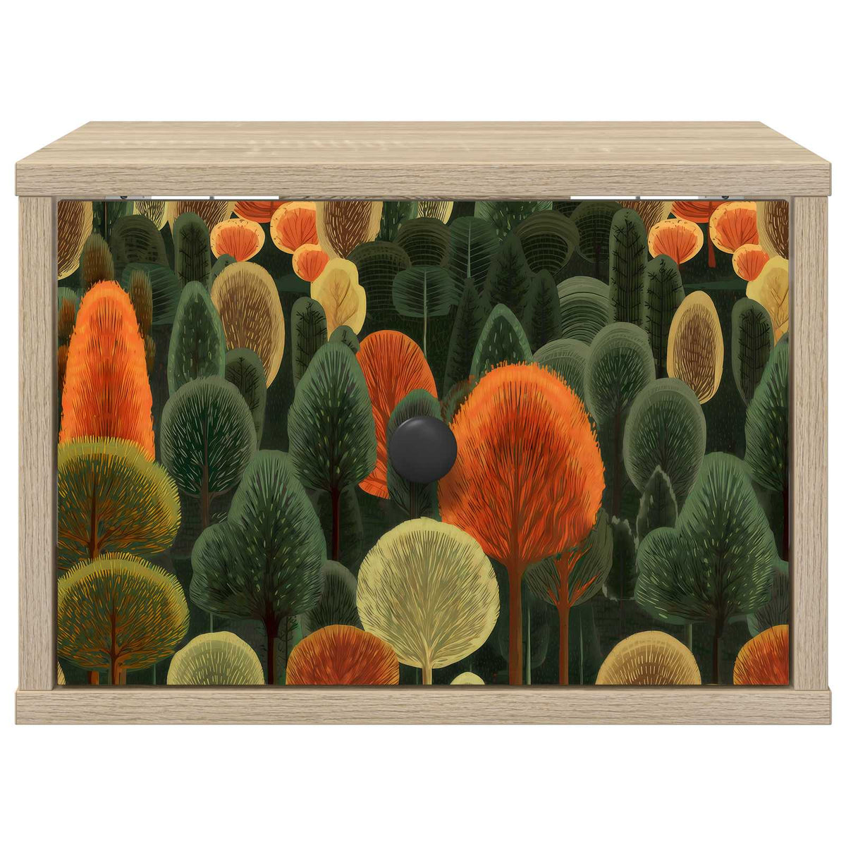 Wall-mounted noćni ormarić ZAANDAM Hrast sonoma 36 x 33 x 25 cm