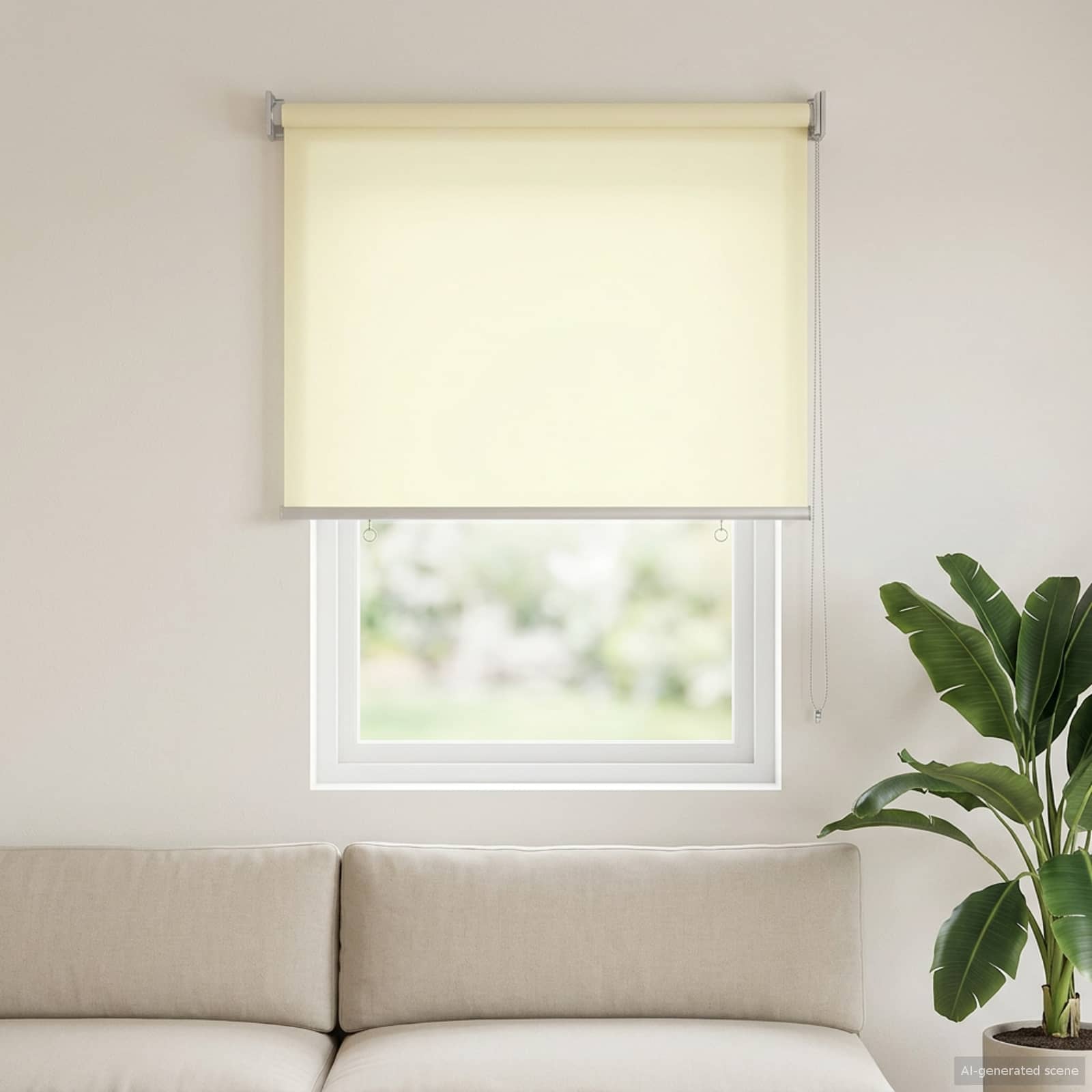 Roleta zaštita od UV zračenja Krem 80 x 140 cm Poliester