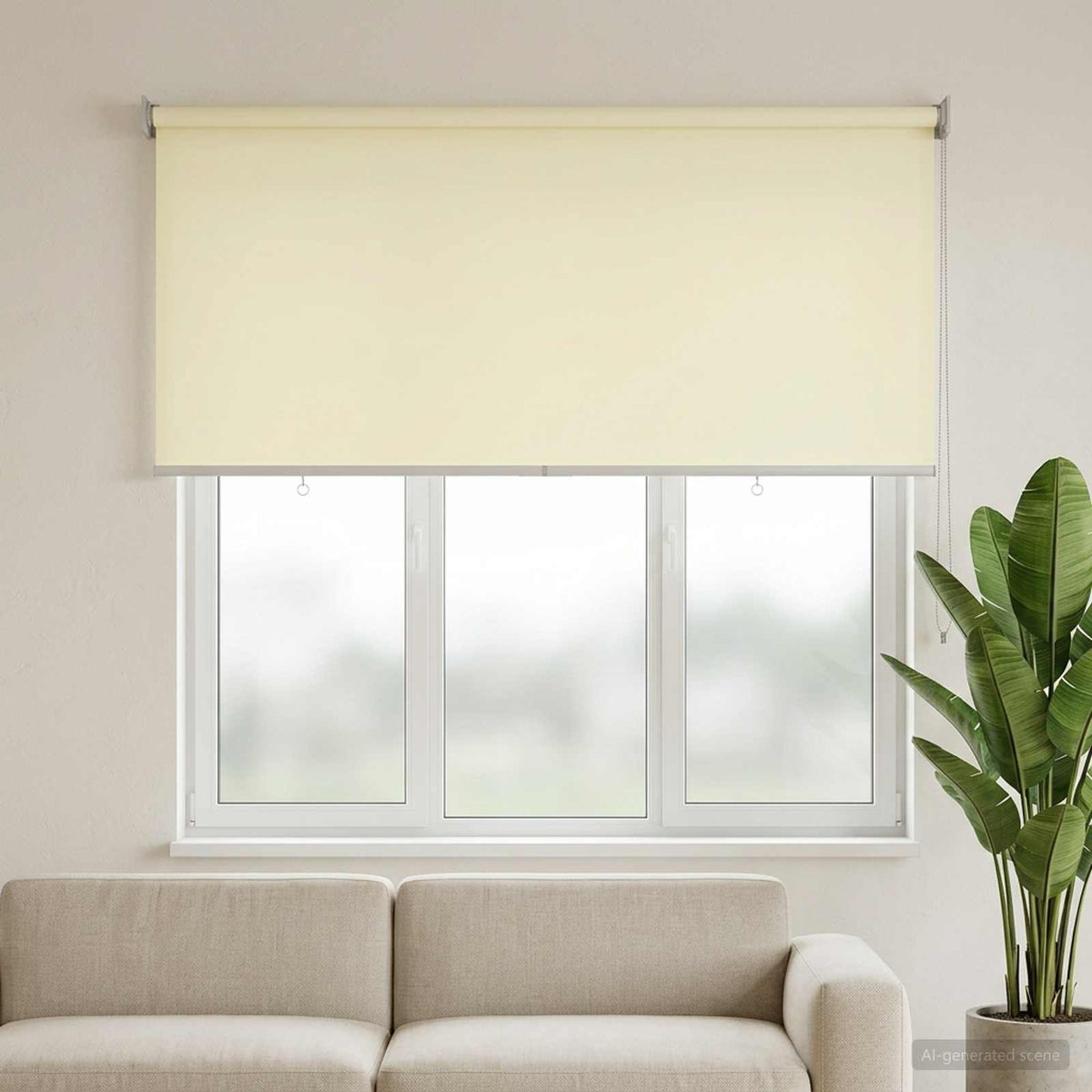 Rolo zavjesa za vanjsku uporabu s UV zaštitom Krem 180 x 140 cm