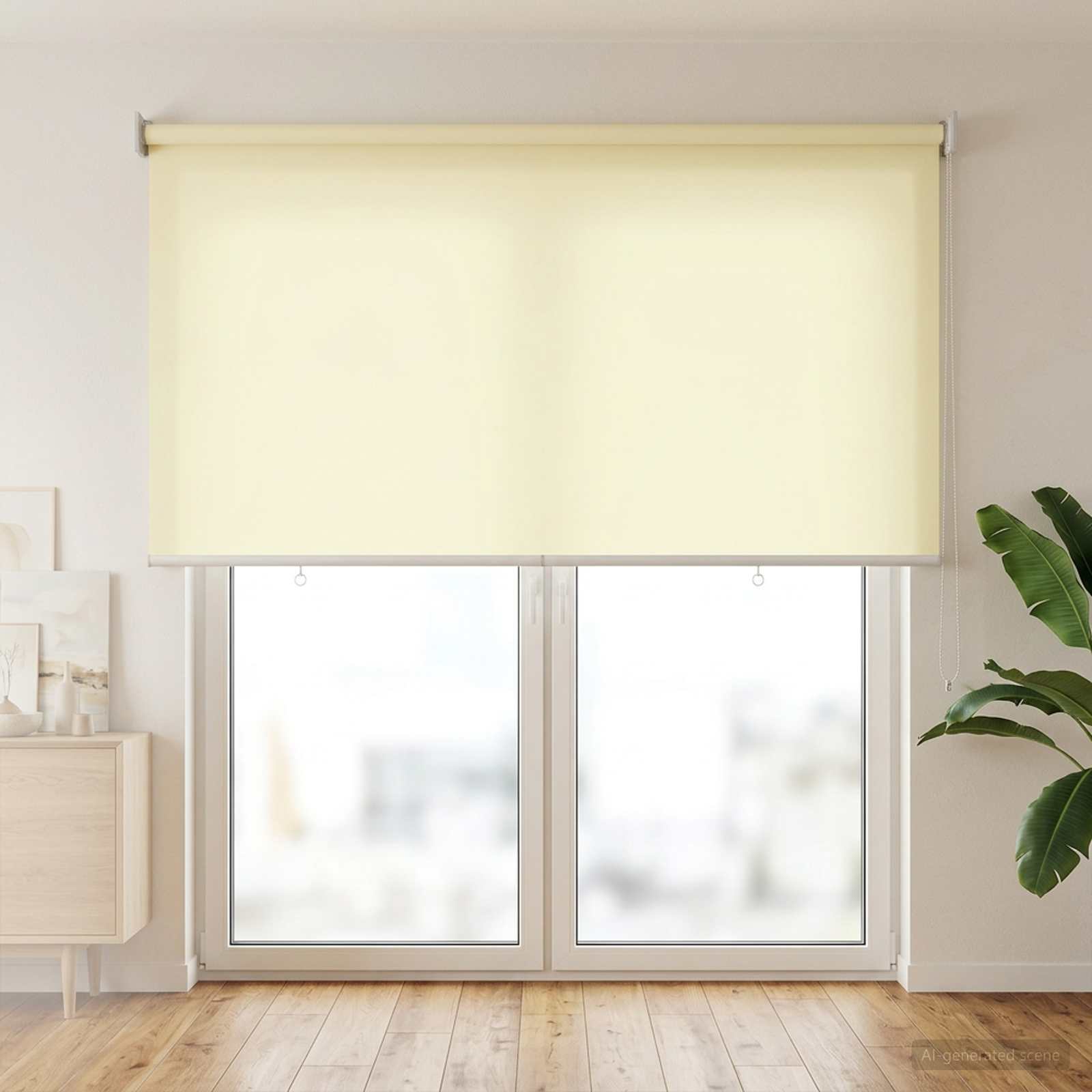 Rolo zavjesa za vanjsku uporabu s UV zaštitom Krem 140 x 230 cm