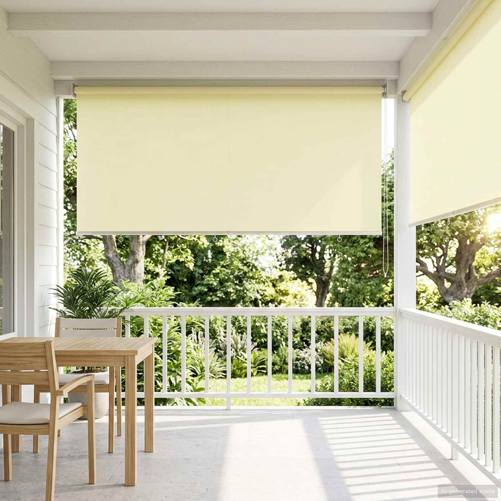 Rolo zavjesa za vanjsku uporabu s UV zaštitom Krem 160 x 230 cm