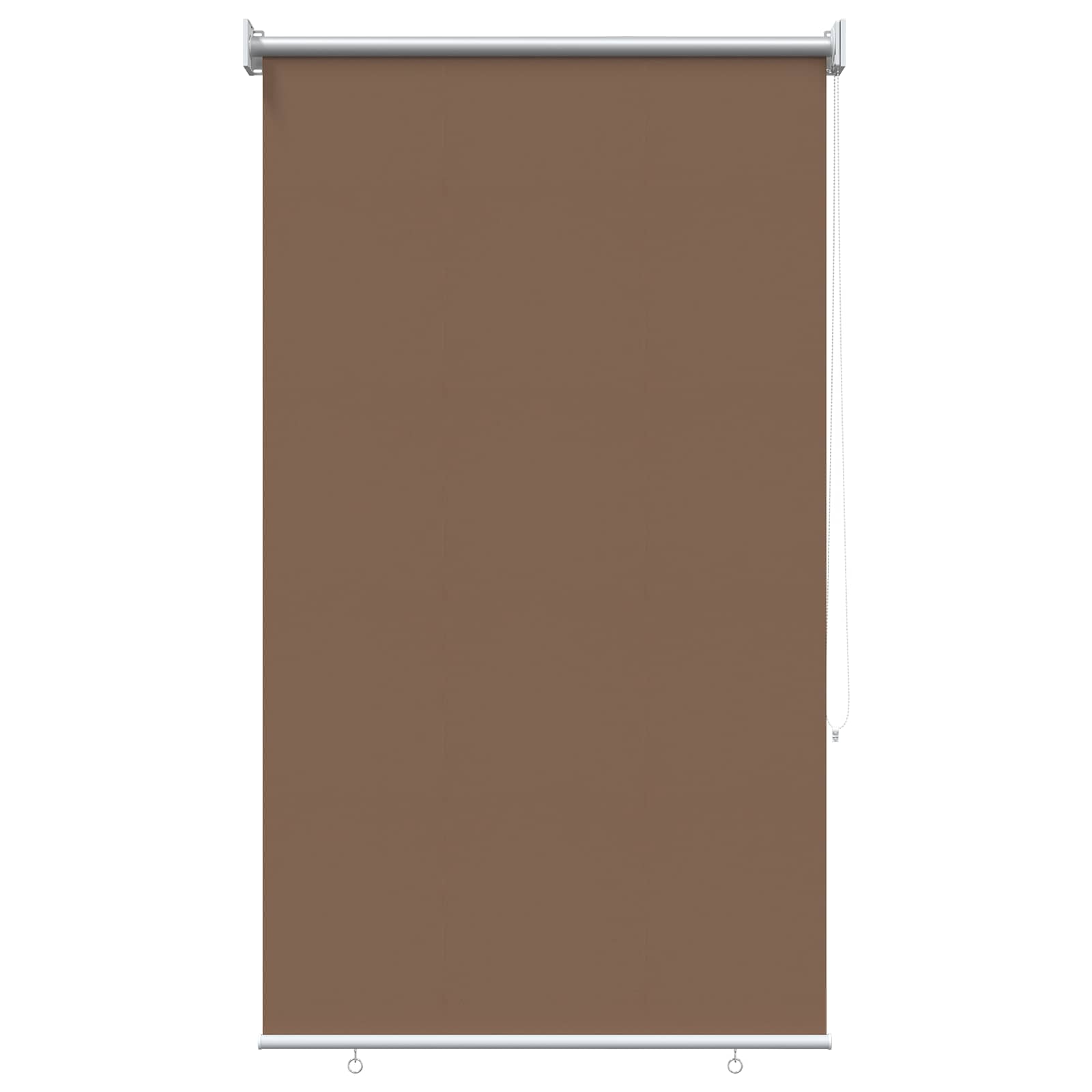 Roleta zaštita od UV zračenja Sivosmeđa 100 x 140 cm Poliester