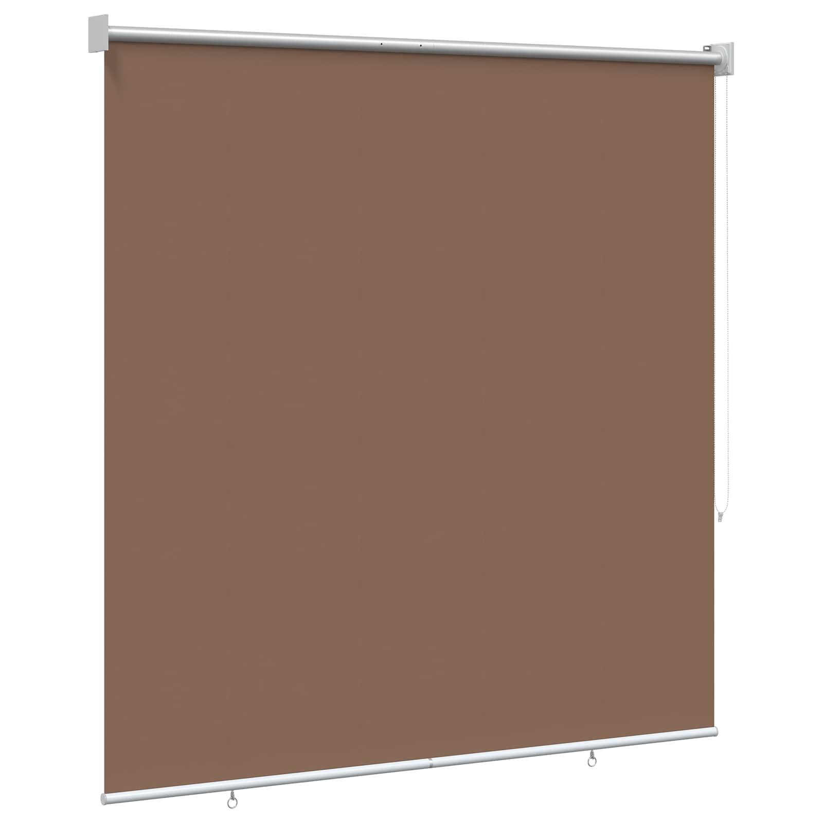 Roleta zaštita od UV zračenja Sivosmeđa 140 x 140 cm Poliester