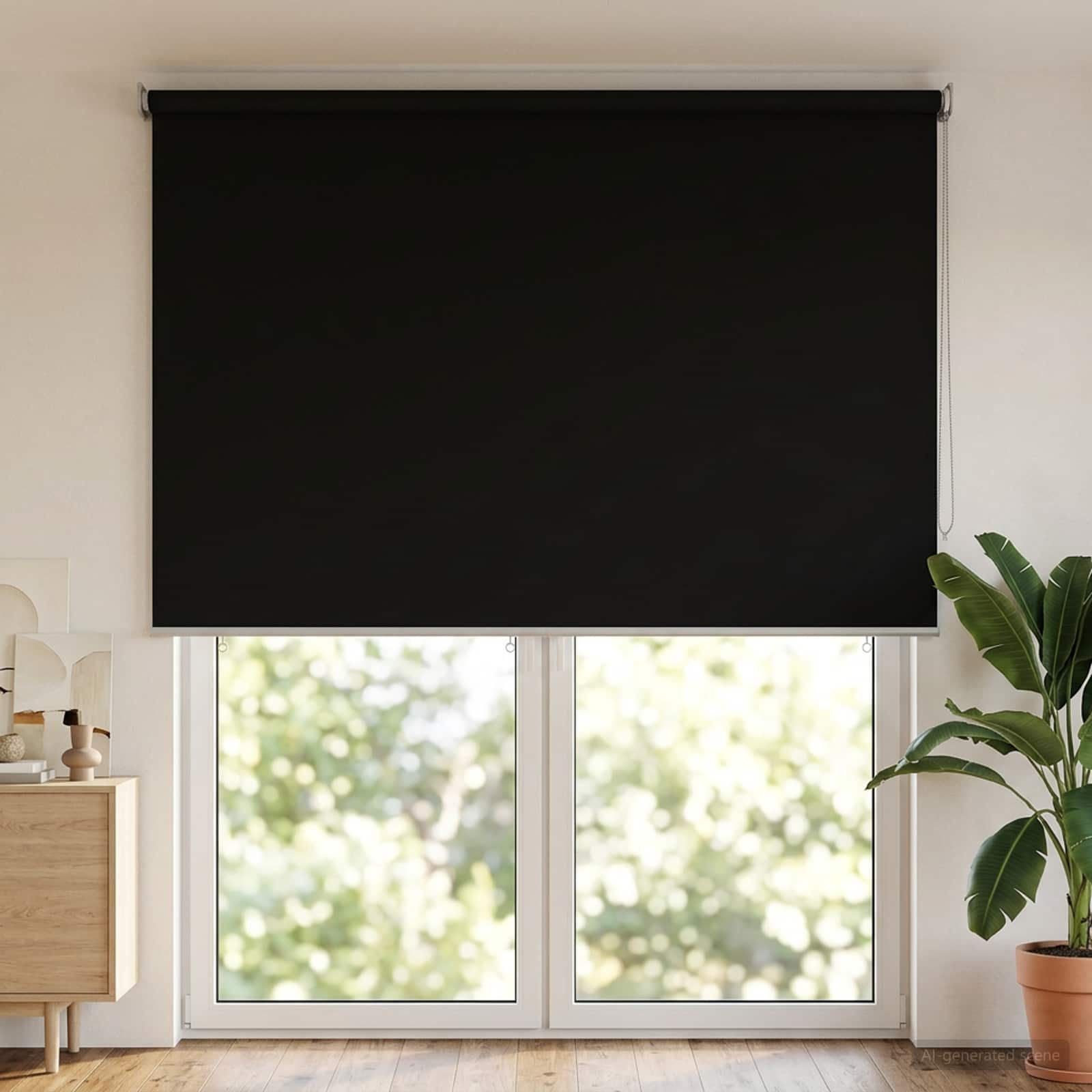 Rolo zavjesa za vanjsku uporabu s UV zaštitom Crna 160 x 230 cm