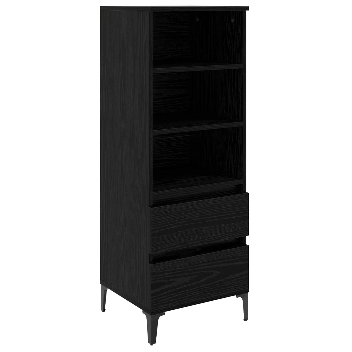 Highboard Crni hrast 40 x 36 x 110 cm Konstruirano drvo