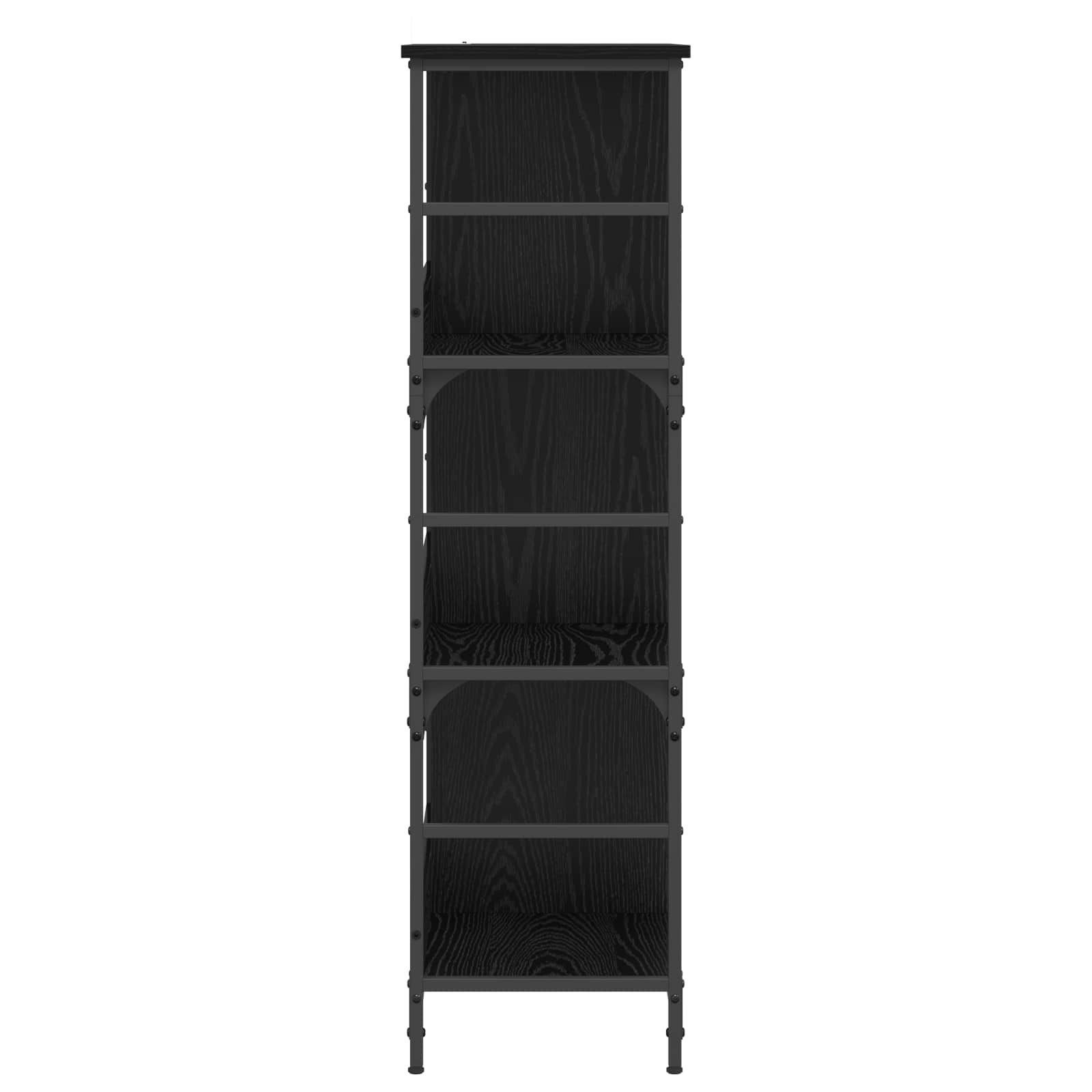 Polica Crni hrast 78,5 x 33 x 117,5 cm metal PB