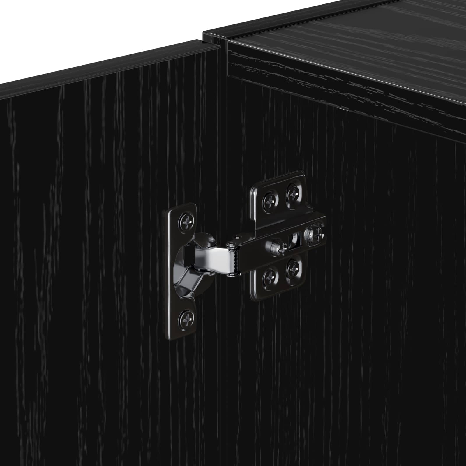 Ormar za Zid Crni hrast 80 x 42,5 x 64 cm Konstruirano drvo
