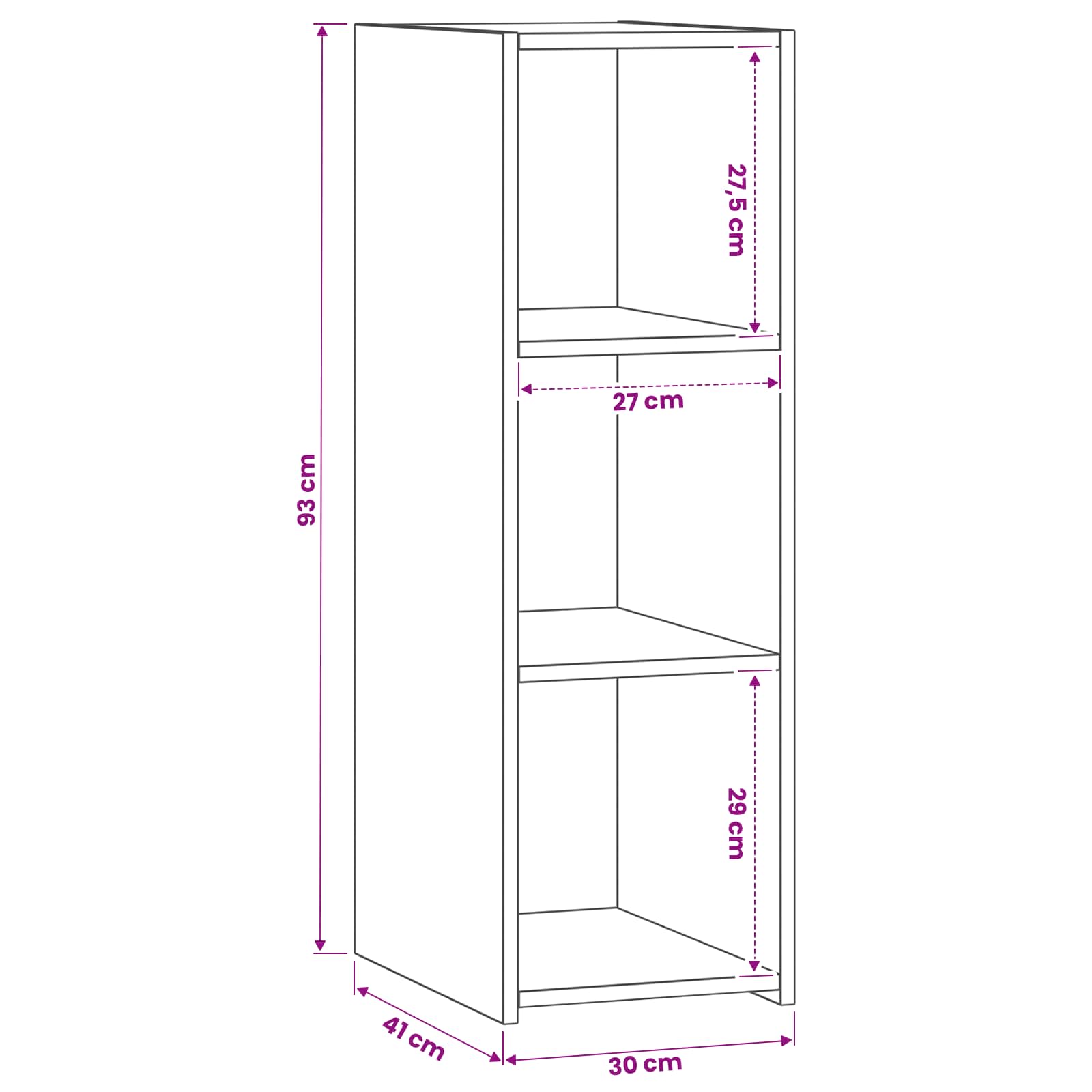 Kreveta Staro drvo 30 x 41 x 93 cm Konstruirano drvo